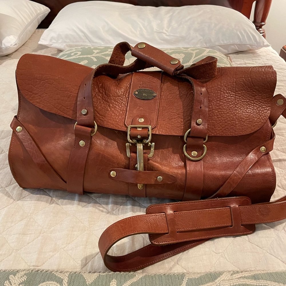 All leather duffle Colonel Littleton